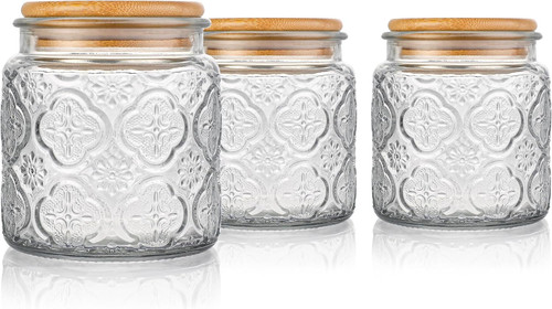Tea coffee sugar canisters - tea,