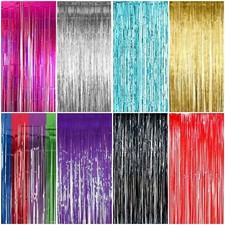  Shimmer Foil Curtain Sparkle