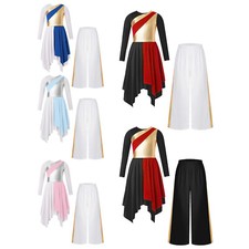 Girls Jazz Latin Ballet Costume Sequin Modern Dance Performance Dress Leotard