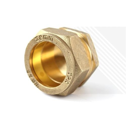 Stop end brass compression - stop,