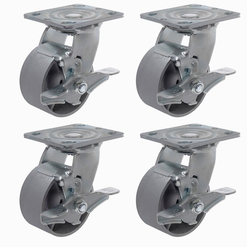 Heavy duty caster steel - 4"x2"heavy,