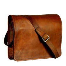 Bag Leather Messenger Satchel Shoulder Briefcase Vintage Laptop Men Genuine New