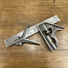 Vintage 6" Combination Square with Centre Finder, Level