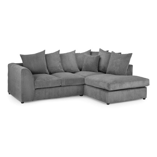 Corner sofa suite - sofa, grey