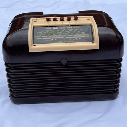 Bush radio receiver brown - bush,