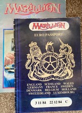 2 x Marillion Tour Programmes