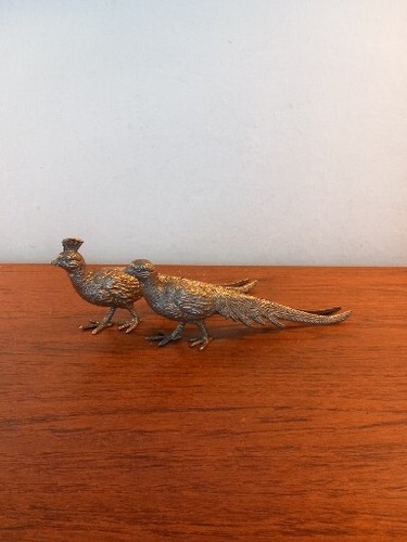Pair silver plated - pair,