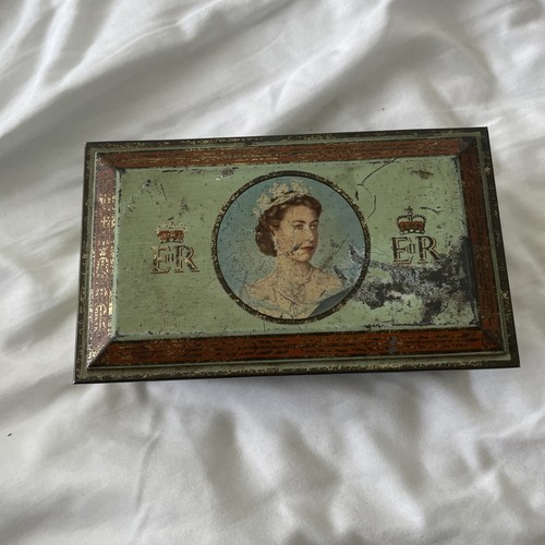 Vintage 1953 coronation - coronation, tin