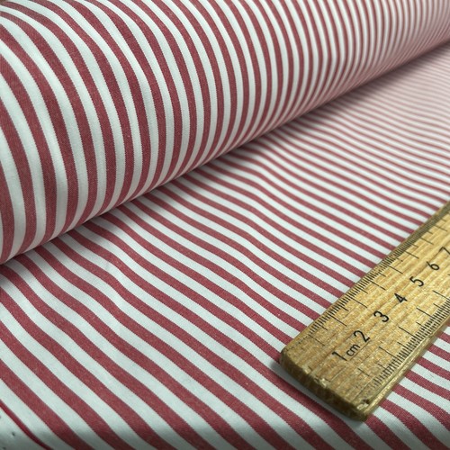 100 cotton red - cotton, ticking
