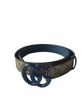 Gucci Marmont Belt Beige Ebony