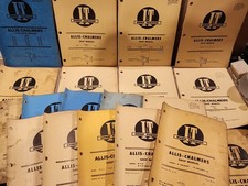 Vintage I&T ALLIS CHALMERS Tractor Shop Service Manual Lot Of 23