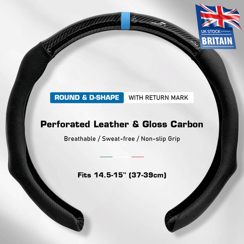 Leather gloss carbon - leather, &