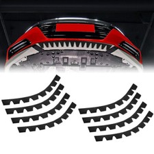 8PCS Bumper Guard Scrape Protector DIY Kit For Car Lip Anti-Skid Anti-Scratch