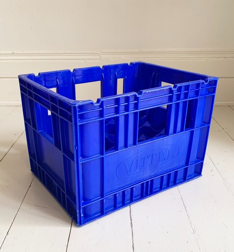 Vintage french vittel blue - vintage,