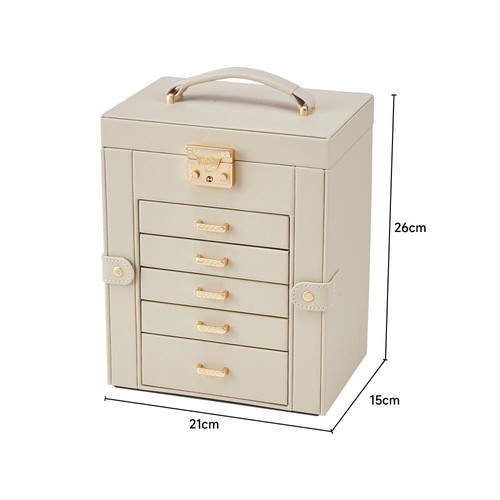 Large jewellery box - box, leather
