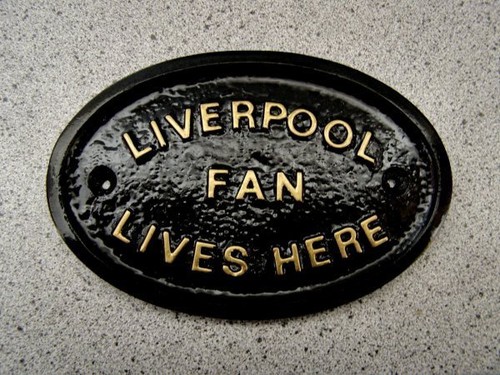 Liverpool house door plaque - -,