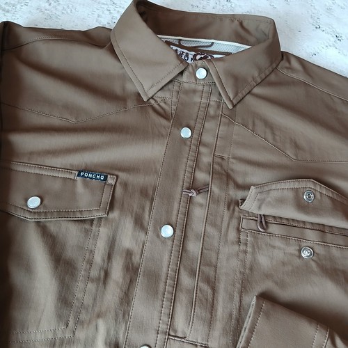 Poncho western shirt - mens, m
