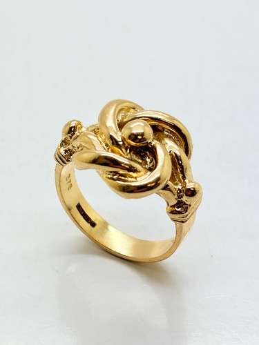9ct yellow solid - 9ct, knot