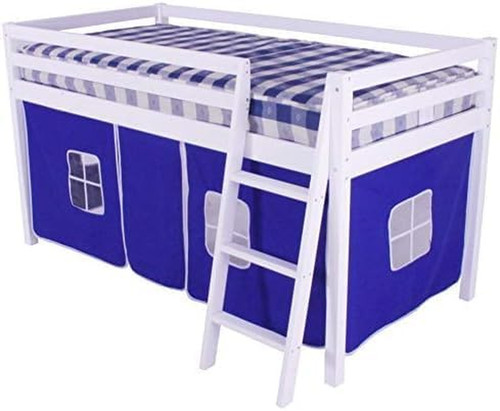 Blue cotton bed tent - cotton,