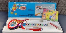 Vintage Boxed Hohner Electronic Kids Keytar with Microphone Sing-a-Long. Working