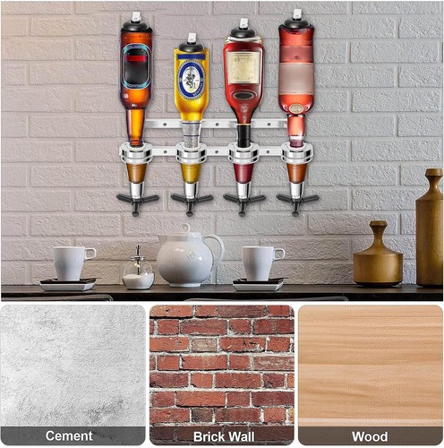 Wall mounted bottle stand - 4,