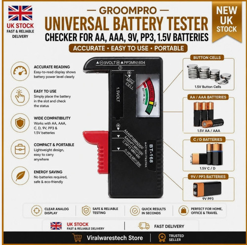 Universal battery tester - universal,
