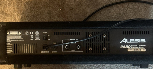 Alesis pa80 80w channel - pa80,