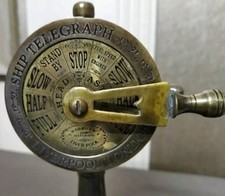 Beautiful Antique Brass Ship Engine Room Telegraph Marine Working Nautical 7 in