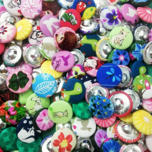23mm fabric button sets - button, &