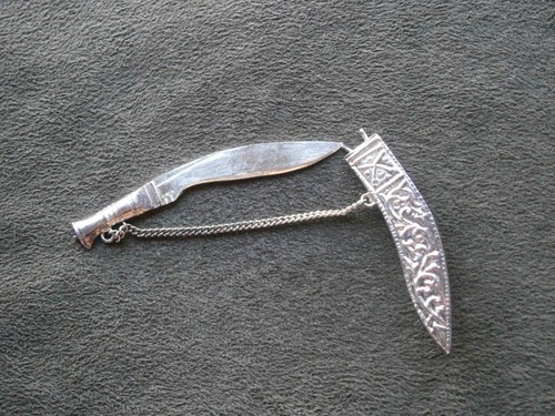 Jambiya kukri knife - or,