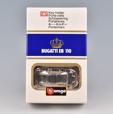 Vintage Bburago 1:87 Bugatti EB 110 Key Holder/Keyring Cod. 4535 *MIB*