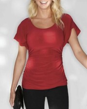 BRAVISSIMO Red Lily Kimono Top