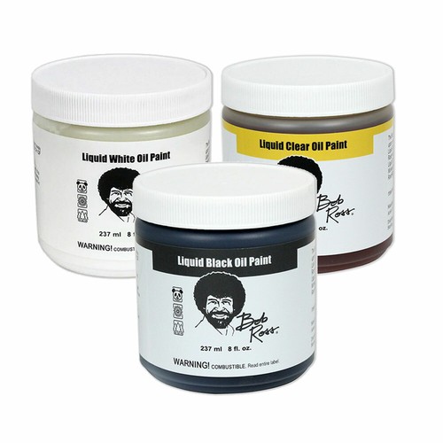 Bob ross liquid white clear - ross, white,
