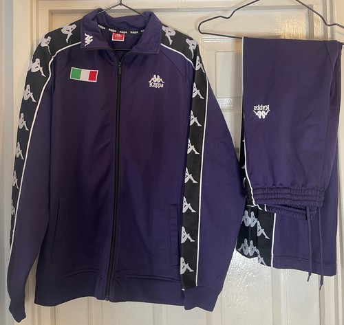 Kappa men purple full zip - l,