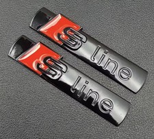 2 Pack of Gloss Black Audi S