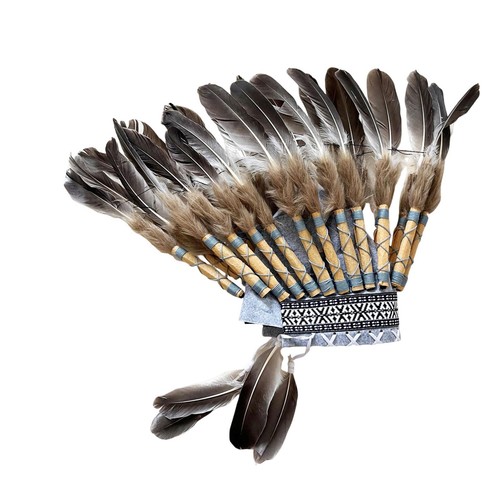 Indian hat artificial feather - artificial,