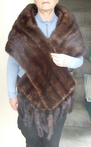 Superb mink stole - ., top