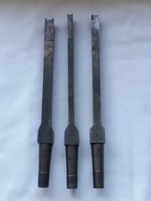 3 x machine mortice chisels