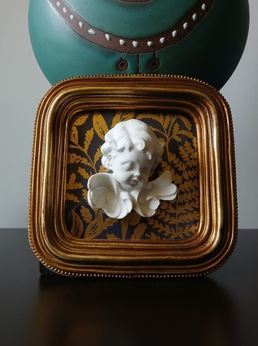 Vintage cherub wall hanging - vintage,