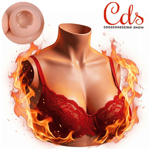 Realistic silicone breast - realistic,