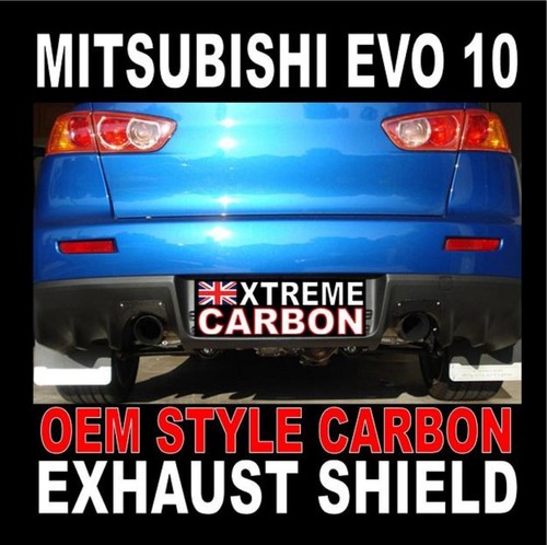 Carbon rear exhaust - rear,