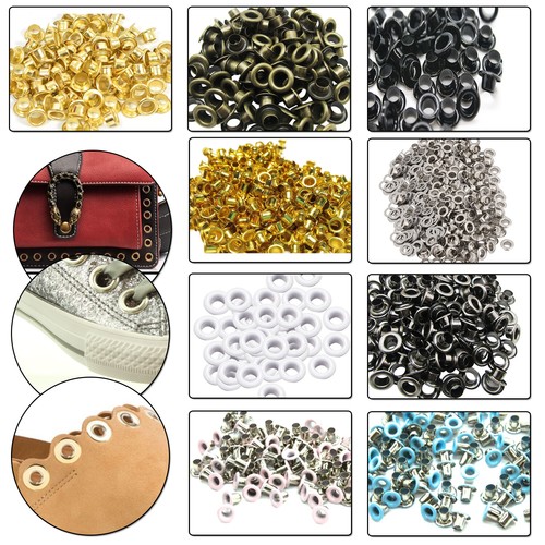 Eyelet with washer leather - with,
