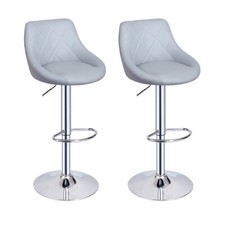 2x Bar Stools Gas Lift Swivel