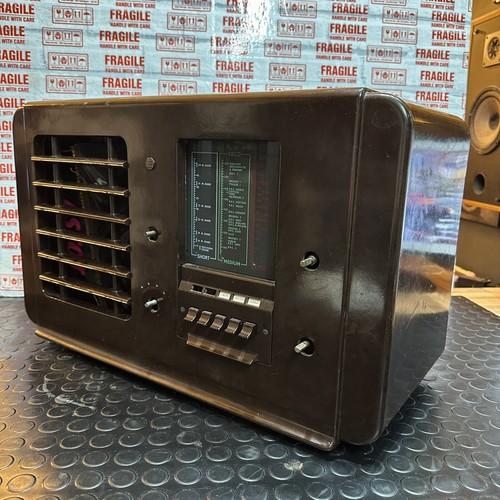 Vintage bakelite valve - bakelite, radio