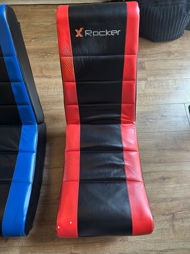 Rocker gaming chair black - x,
