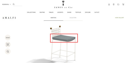 Janus cie amalfi barstool - cie,