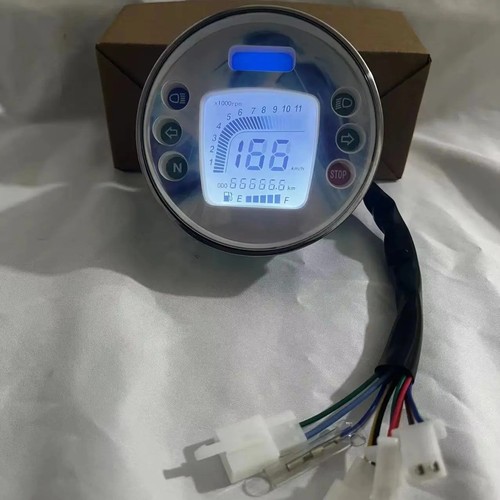 Digital round speedometer - digital,