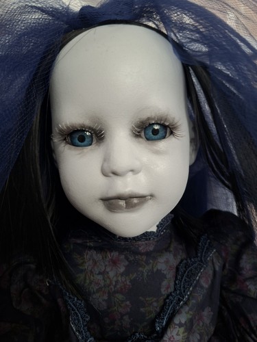 Ooak gothic horror doll - gothic, creepy