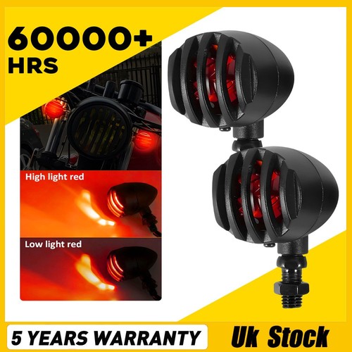 Motorcycle red halogen - red,