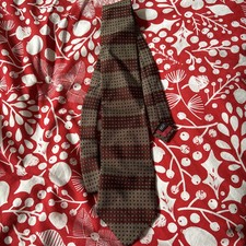 Duchamp Tie Brown With Red